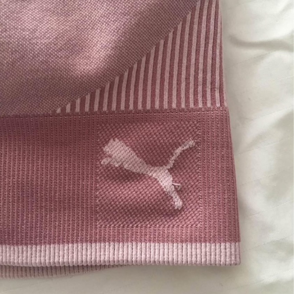 Puma Pink Racerback Sports Bra - Picture 3 of 4